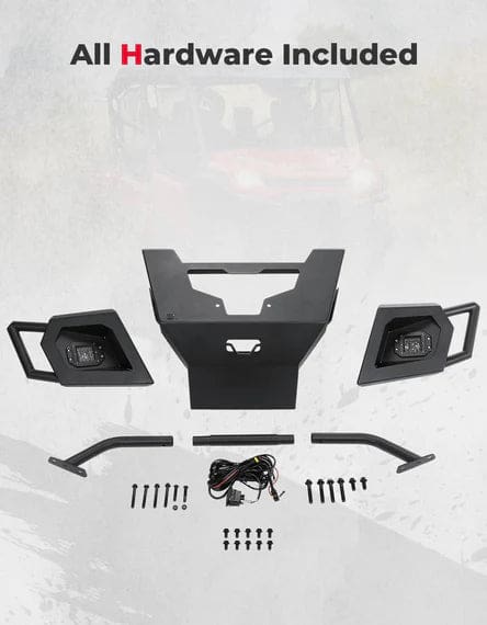 UTV Front Bumper with Lights for Pioneer 1000-6 2023-2024 - Image 3