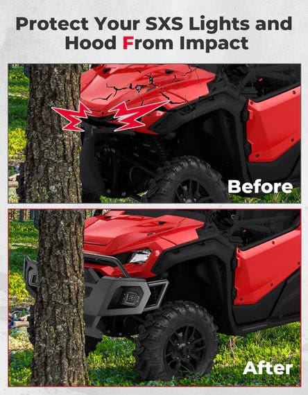 UTV Front Bumper with Lights for Pioneer 1000-6 2023-2024 - Image 5