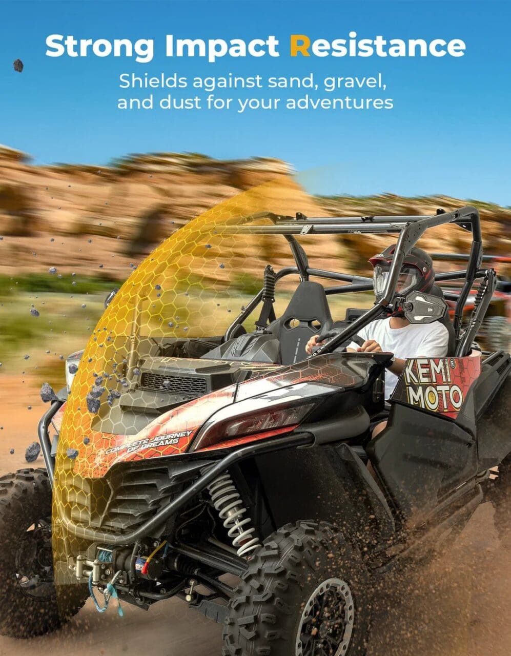 UTV Hood Scoop with Vented Mesh for CFMOTO ZFORCE 950 - Image 3
