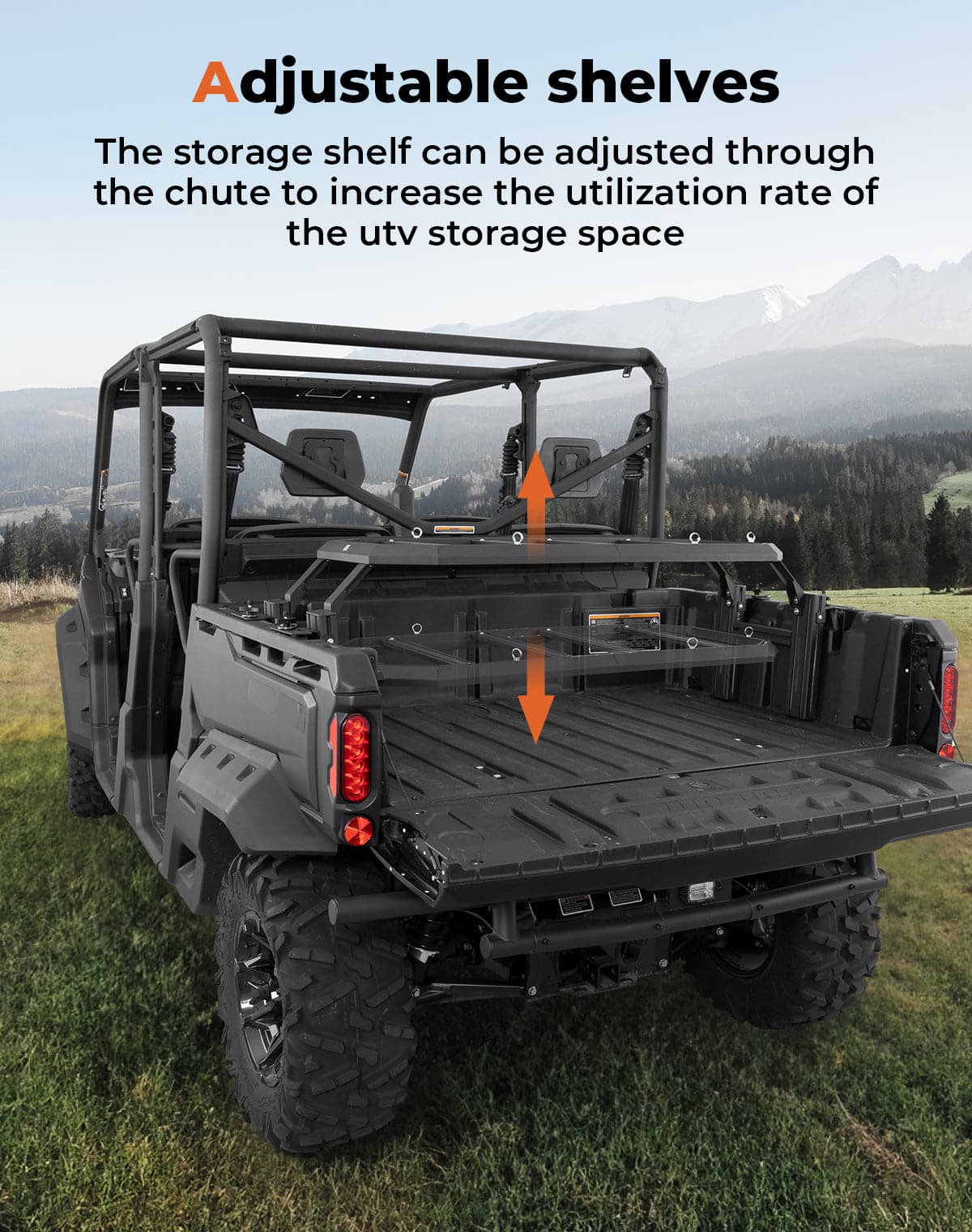 UTV Rear Rack for Can-Am Defender HD10|9|8|7|5 - Image 6