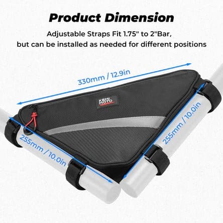 UTV Roll Bar Triangle Storage Bag - Image 9