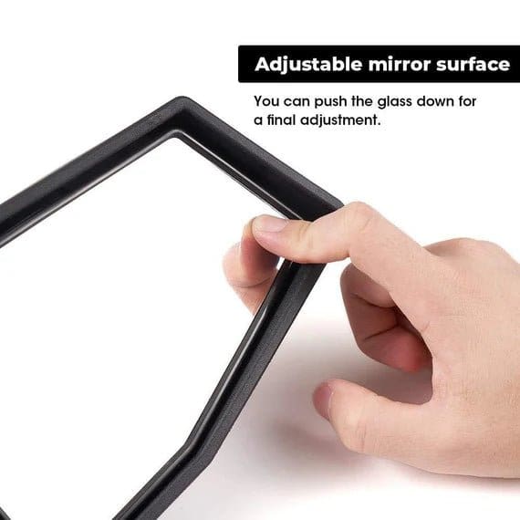 UTV Side View Mirrors for 1.75- 2" Roll Bar Fit Polaris Ranger - Image 4