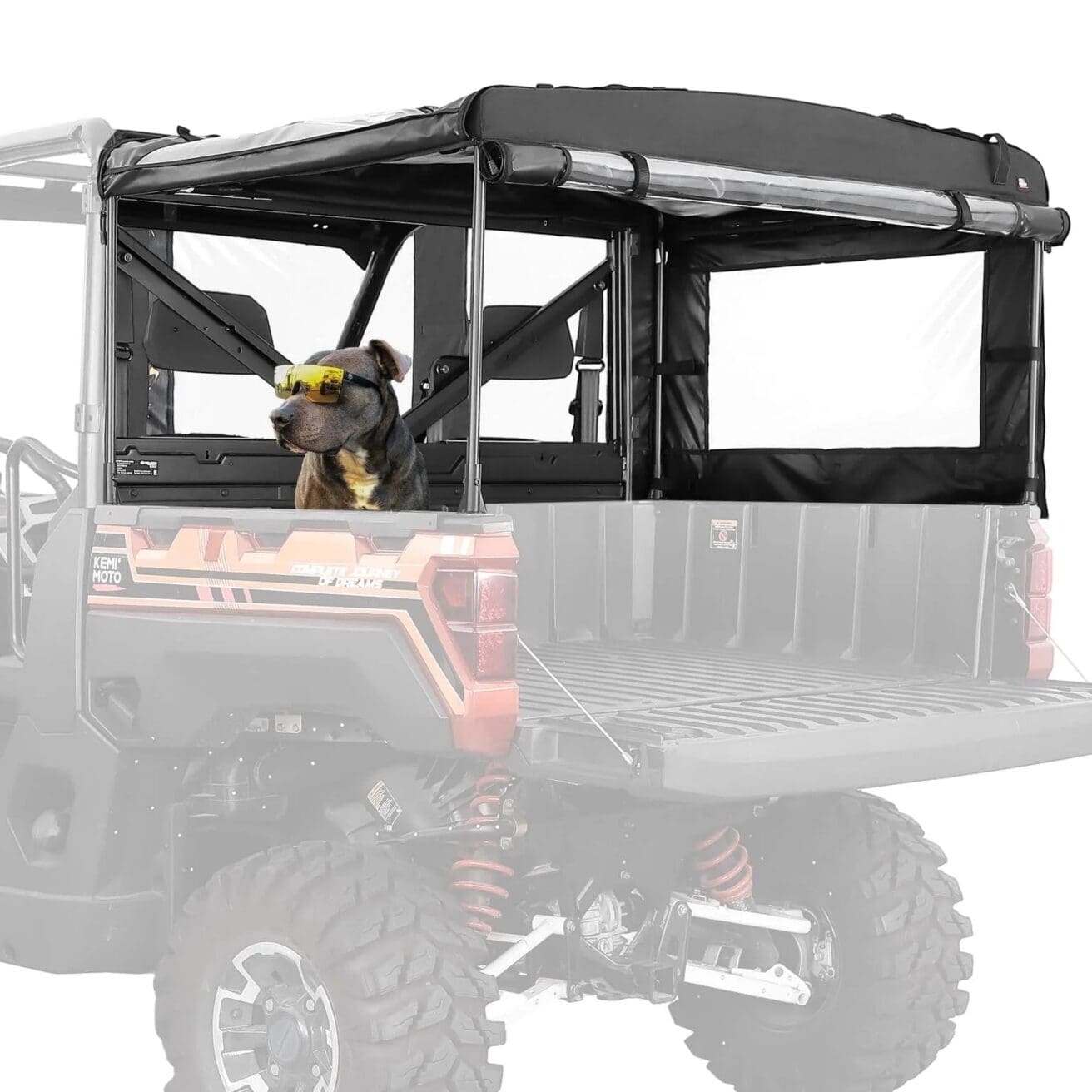 UTV Soft Cargo Camper Bed Cover Rack for Polaris Ranger 570 Full-size/XP 900/1000 / XP 1000 / Crew