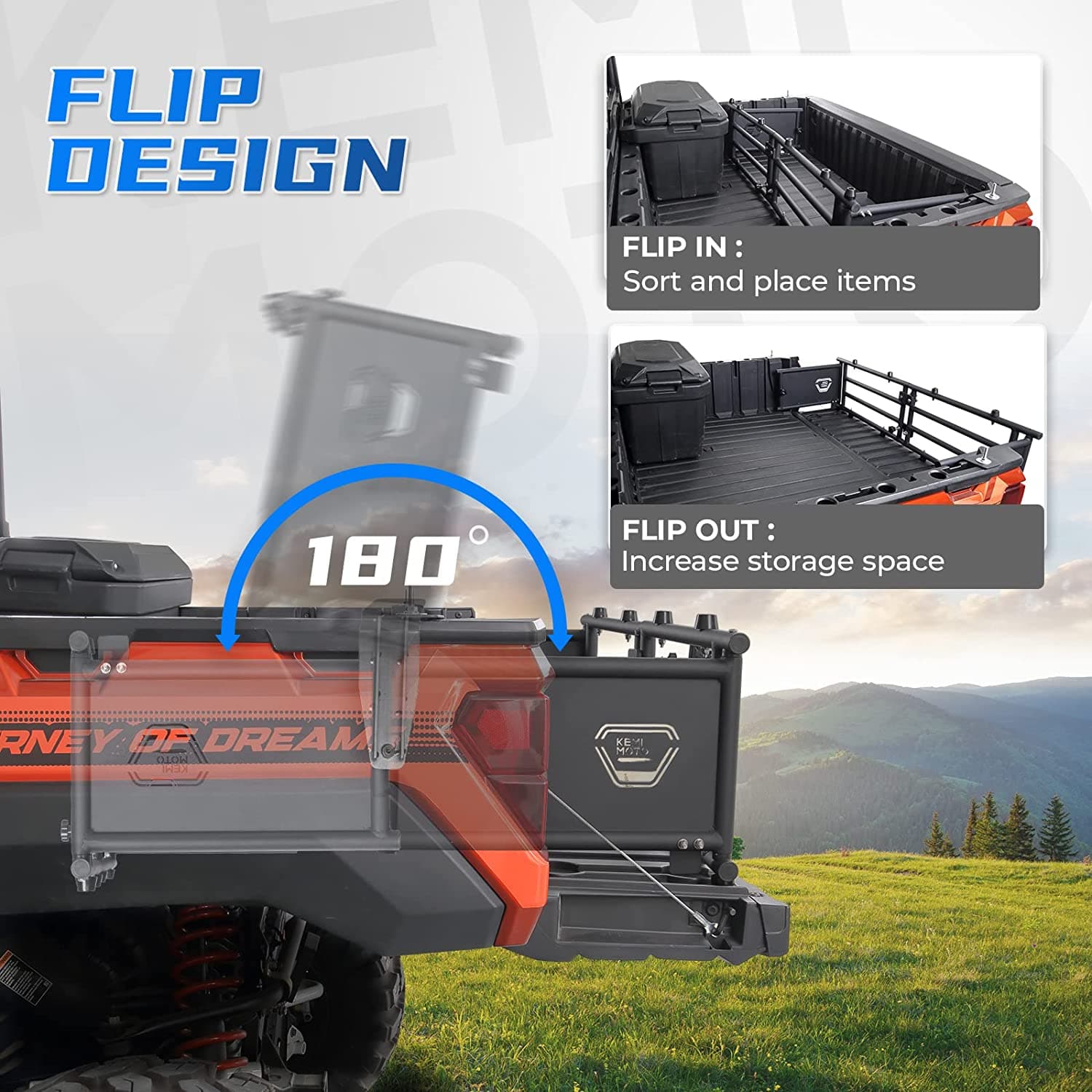 UTV Tailgate Extender for Ranger 1000/XP 1000/Crew 2017-2024 - Image 5