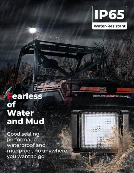 Work Light LED Spotlight for Polaris Pro XD/ Ranger 1000/ XP 1000 2018-2025 - Image 4