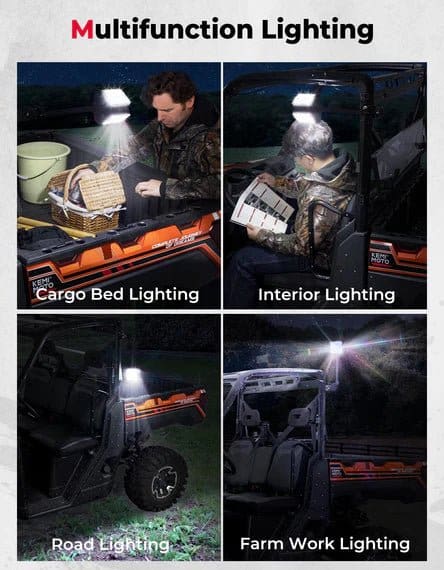 Work Light LED Spotlight for Polaris Pro XD/ Ranger 1000/ XP 1000 2018-2025 - Image 5