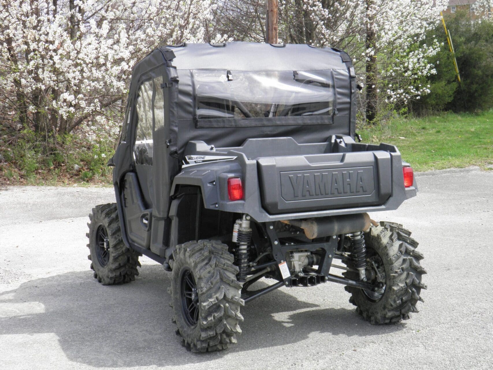 Yamaha side-by-side UTV with covered cab